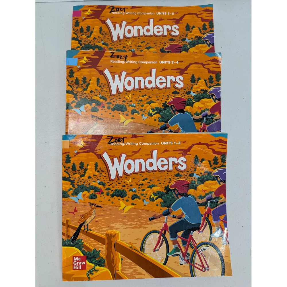 McGraw Hill Wonders Reading/Writing Companion Grade 3 | Units 1–6 Complete Set